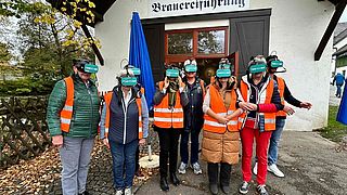 Unsere Gruppe bei der VR Führung